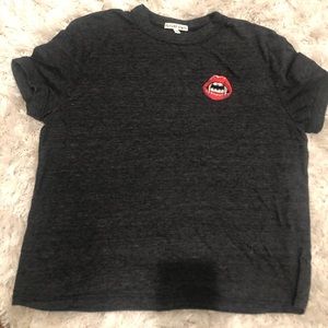 UO Dark gray vampire tee